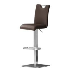 Tabouret De Bar Ed -VIDAXL || BeCo || Emma Soldes barstuhl ed braun kunstleder eckiger fuss 717178