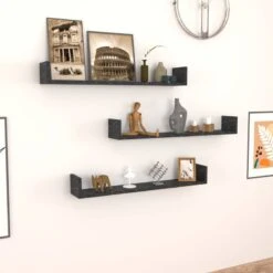 Lot De 3 étagères Murales Höganäs -VIDAXL || BeCo || Emma Soldes bc48bb4e5d374bd2a5eb767e55040222