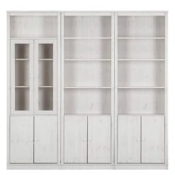 Bibliothèque Lillehammer V -VIDAXL || BeCo || Emma Soldes buecherwand lillehammer v kiefer massiv kiefer weiss 4843728