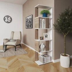 Etagère 45cm Sonoma/blanc 12 Etagère 45cm Sonoma/blanc -VIDAXL || BeCo || Emma Soldes c08dc6f60c6847909f048ee43b6f298e