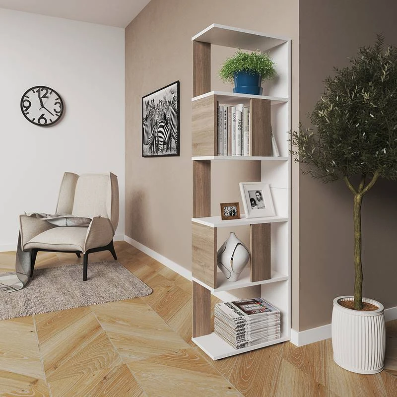 Etagère 45cm Sonoma/blanc 7 Etagère 45cm Sonoma/blanc – Image 5