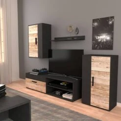 Paroi Murale Berno OldStyle Foncé(4 él.) -VIDAXL || BeCo || Emma Soldes c107a80e5c744ca8822d7f4565a14099