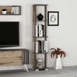 Bibliothèque Aalestrup à 4 Niveaux -VIDAXL || BeCo || Emma Soldes c65d1c5241ad4af692c928b3bc2fa230