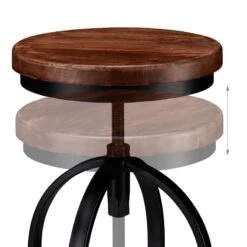 Tabouret De Bar Industriel -VIDAXL || BeCo || Emma Soldes c671341e225e45cbb477cf7927f36196