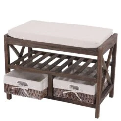 Range-chaussures HWC-C48 Banc -VIDAXL || BeCo || Emma Soldes c8ef59a13f154ec4b0ba83f6ca8221d1