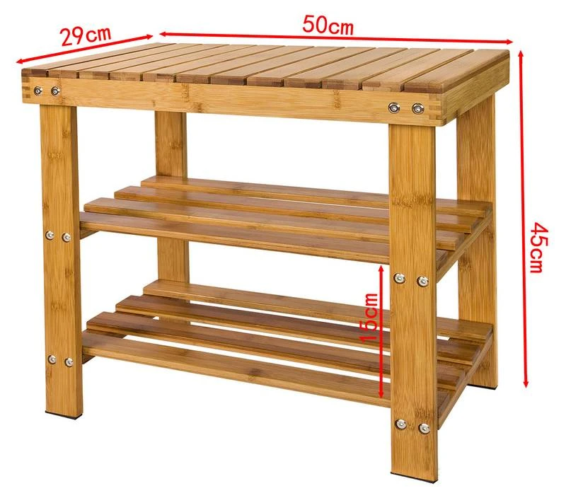 Banc Étagère à Chaussures FSR02-K-N 6 Banc Étagère à Chaussures FSR02-K-N – Image 4
