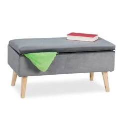 Banc En Velours Avec Espace De Rangement -VIDAXL || BeCo || Emma Soldes c9d81970a0204036aa707b29aa86c8b0