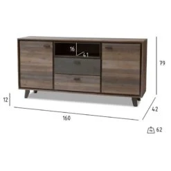 Enfilade Malaga Marron -VIDAXL || BeCo || Emma Soldes cd15c7e339b64d6995ff90bb549d1ecf
