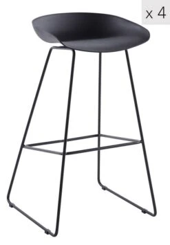 Lot De 4 Tabourets De Bar OSLO