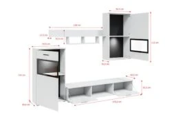 FURNIX Ensemble Meubles Amadao Avec LED -VIDAXL || BeCo || Emma Soldes cfe3655ab8d74bcd81369906bcff7de9