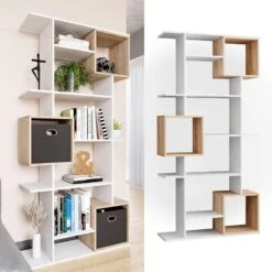 Etagère Blanc/sonoma Cube -VIDAXL || BeCo || Emma Soldes d628e5952573433d9e996b87481ca4e4