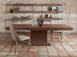 Étagère En Bois Couleur Noyer Et Verre -VIDAXL || BeCo || Emma Soldes d6bb02b7c6c94a19b16c680c9757b438