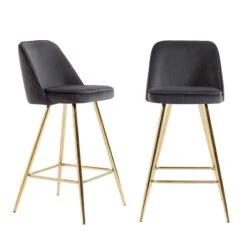 Lot De 2 Tabourets De Bar EUGENE