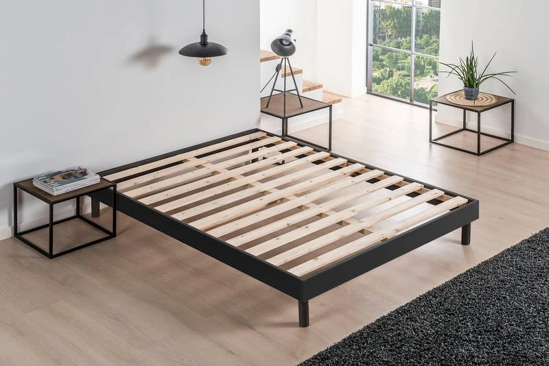 Sommier à Lattes Easy Kit 160x200 Gris 4 Sommier à Lattes Easy Kit 160x200 Gris – Image 2