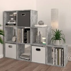 Étagère Escalier Béton 9 Compartiments -VIDAXL || BeCo || Emma Soldes dada05286157466797b276ac61b6e901