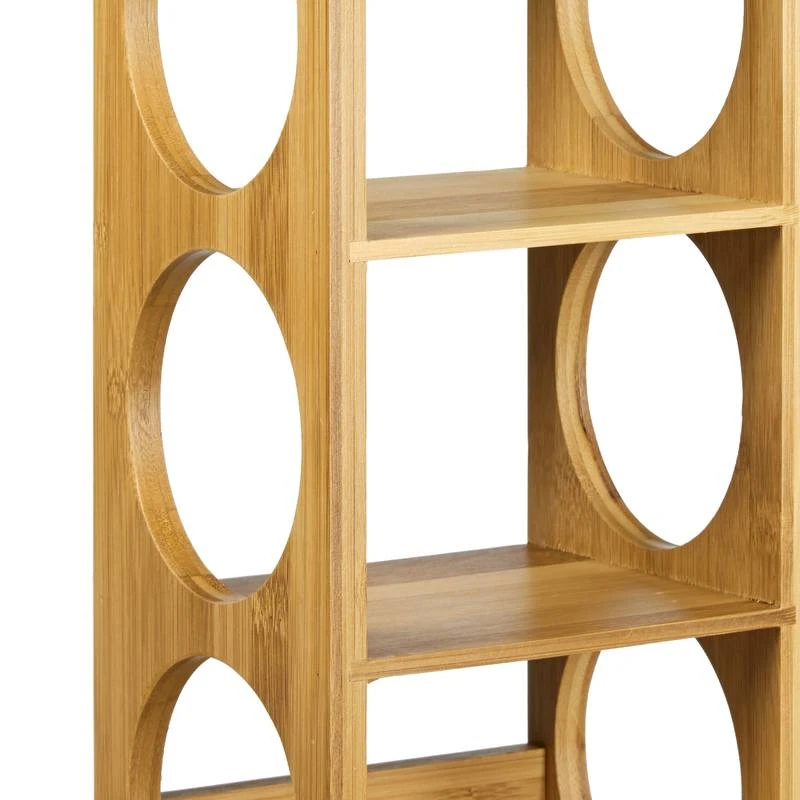 2x étagères à Vin En Bambou 5 étages 6 2x étagères à Vin En Bambou 5 étages – Image 4