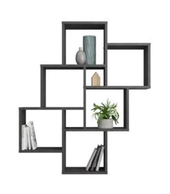 Étagère Murale 8 Compartiments - Laurio -VIDAXL || BeCo || Emma Soldes dbcb97aeebc84fb5acd03face7a5c141