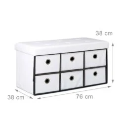 Banc De Rangement Tabouret Coffre -VIDAXL || BeCo || Emma Soldes e0da67caa24540de90f6cf4f5c30c1cc
