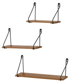 Lot De 3 Étagères Murales Randers
