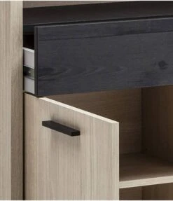 Meuble Bibliothèque Effet Chêne Et Noir -VIDAXL || BeCo || Emma Soldes e2e380307e264bdf94fb21ff15f2631e.cropped 126 73 563 654.processed