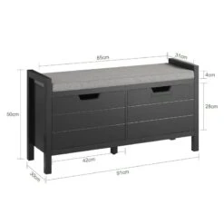 Banc De Rangement à Chaussures FSR63-SCH -VIDAXL || BeCo || Emma Soldes e41f452bc9564d4d948454dadedc9ef0