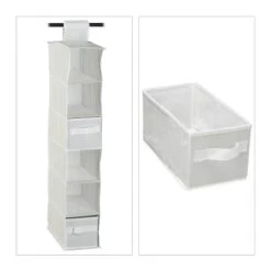 2xÉtagère Suspendue Tissu Armoire -VIDAXL || BeCo || Emma Soldes e6219508f99d4215b0f2699fc32268b7