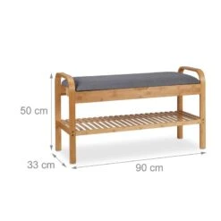 Banquette à Chaussures En Bambou -VIDAXL || BeCo || Emma Soldes e66257f8cb7c42119b485078e41314d2