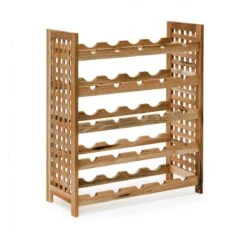 Étagère à Vins 25 Bouteilles Noyer -VIDAXL || BeCo || Emma Soldes e7c0ffeb20454facb3eda43c6e45a00a