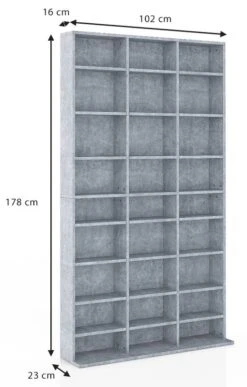 Étagère à CD Jukebox 178cm Blanc -VIDAXL || BeCo || Emma Soldes e8ad153d3aa3455da1e19f4ed359060e.cropped 196 32 583 914.processed