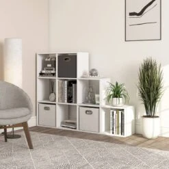 Étagère Escalier Béton 9 Compartiments -VIDAXL || BeCo || Emma Soldes e94881fe2a894096859776e85f13e975