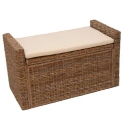 Banc Tabouret M92 Rotin Rangement