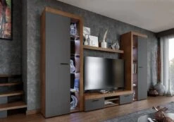 FURNIX Ensemble Meubles Riva XL Avec LED