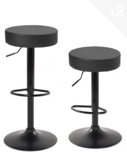 KAYELLES Tabouret De Bar YO (Lot De 2)
