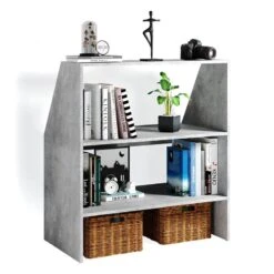 Étagère Sous Pente Béton -VIDAXL || BeCo || Emma Soldes ec94afad727f415393e47f260e5626db