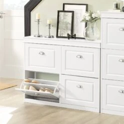 Commode à Chaussures 4 Abattants FSR79-W -VIDAXL || BeCo || Emma Soldes ee8d61b2a048475d9c780b90284bb55e