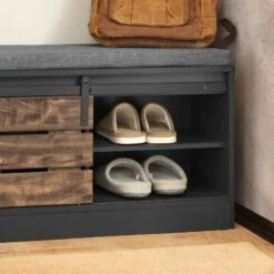 Banc à Chaussures FSR120-HG -VIDAXL || BeCo || Emma Soldes f3bc99c9065f44d58cafb95cf23ef39a