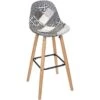 Tabouret De Bar Scandinave Patchwork Gri -VIDAXL || BeCo || Emma Soldes f4969d5af925455a84386334fad7e469