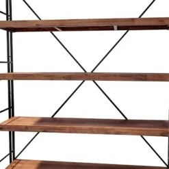 Bibliothèque Métal & Acacia 190 X 150 -VIDAXL || BeCo || Emma Soldes f67995d662184b6c84a66ce0a6b9a5dc