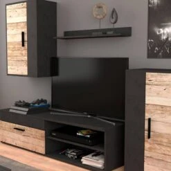 Paroi Murale Berno OldStyle Foncé(4 él.) -VIDAXL || BeCo || Emma Soldes f692dfaa8ac84b498350c39c89bbd0d3