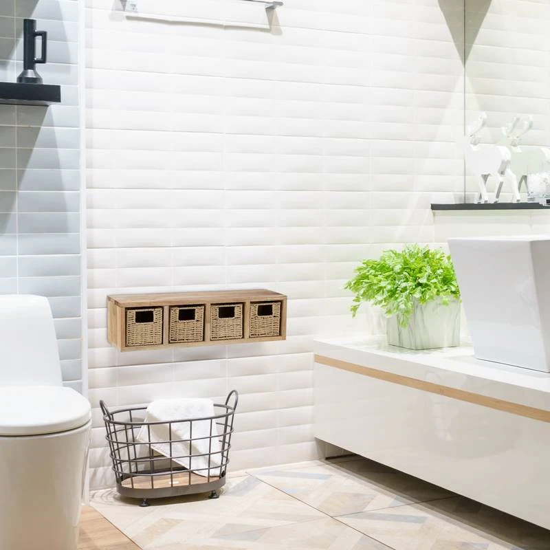 Etagere Cube Rangement Panier Amovible 4 Etagere Cube Rangement Panier Amovible – Image 2