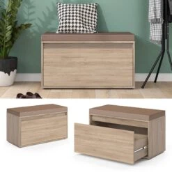 Banc à Chaussures Iker Sonoma -VIDAXL || BeCo || Emma Soldes fb401db39a1249b48f8999f9dc2729a1