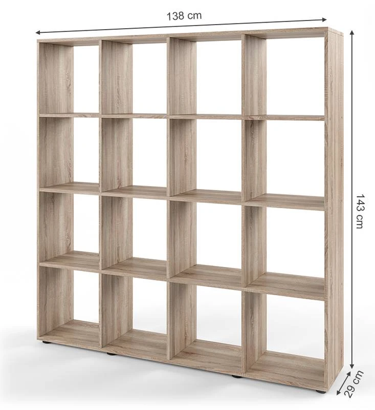 Etagère Karree Sonoma 16 Compartiments 5 Etagère Karree Sonoma 16 Compartiments – Image 3