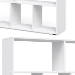 Etagère Pilar 132x143cm Blanc -VIDAXL || BeCo || Emma Soldes fd4c6f2280e7415fb9b1778db6d780fd