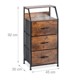 Commode Style Industriel 3 Tiroirs -VIDAXL || BeCo || Emma Soldes fd51f25e4c7740c1a7a4d24bf6332bc8