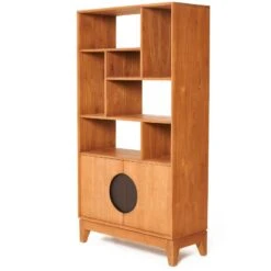 Kyoto - Bibliothèque En Bois Massif De T