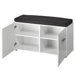 Banc D’entrée Adana -VIDAXL || BeCo || Emma Soldes garderobenbank adana hochglanz weiss 5157508