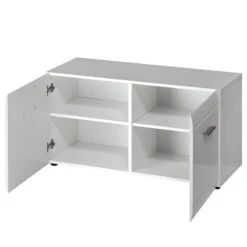 Banc D’entrée Adana -VIDAXL || BeCo || Emma Soldes garderobenbank adana hochglanz weiss 5157512