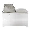 Banc De Vestibule Larado -VIDAXL || BeCo || Emma Soldes garderobenbank larado hochglanz weiss weiss 2907877
