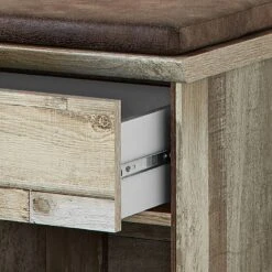 Banc De Vestibule Tapara I (avec Coussin -VIDAXL || BeCo || Emma Soldes garderobenbank tapara i braun grau 4383560