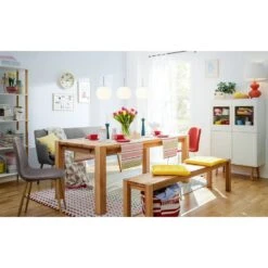 Banquette NICHOLAS 40 Banquette NICHOLAS -VIDAXL || BeCo || Emma Soldes kuechensofa nicholas ii webstoff eiche massiv granit 5152968